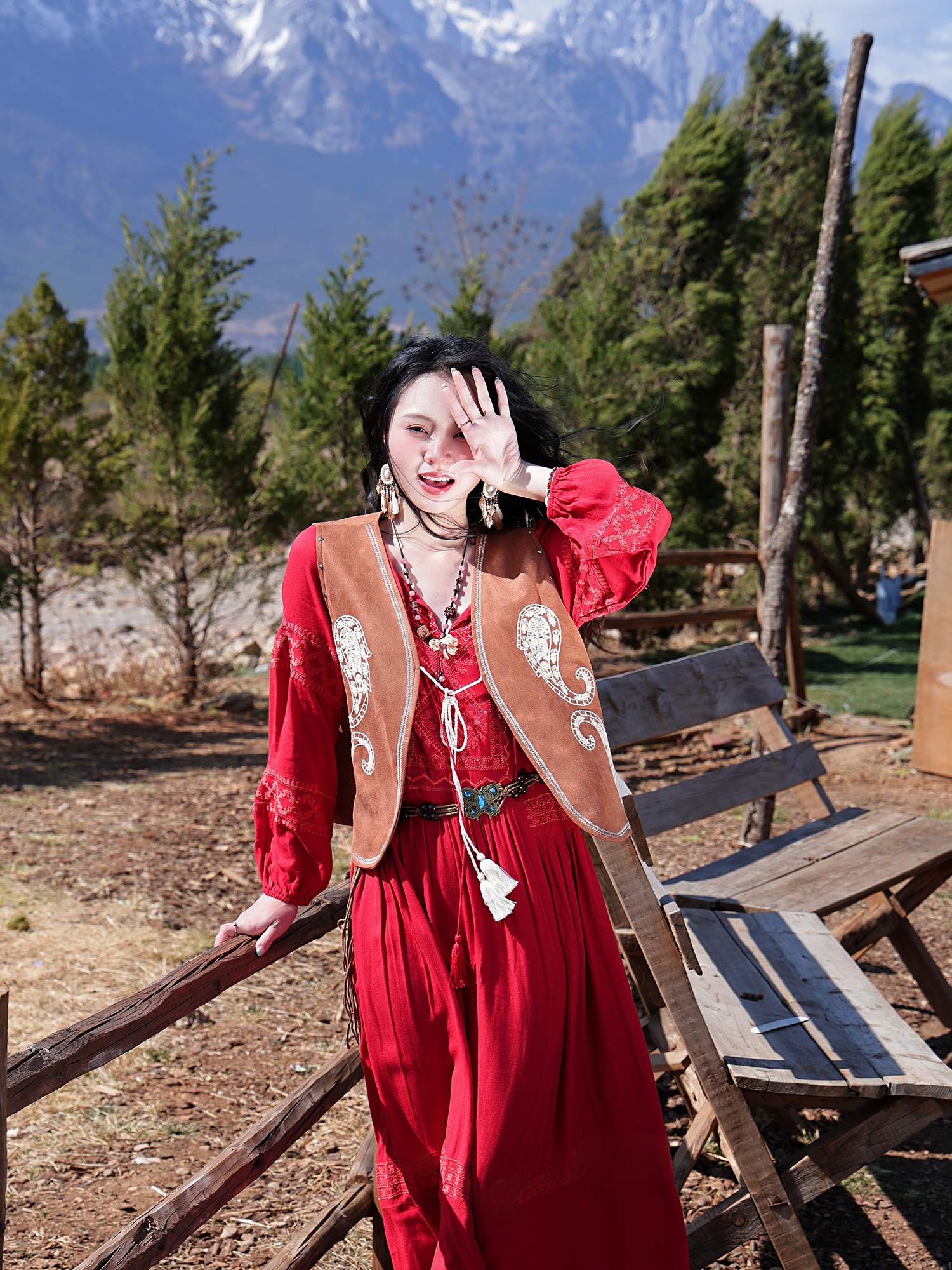Photography Vest - Sweet Eighteen Bohemian Style Sleeveless Vest