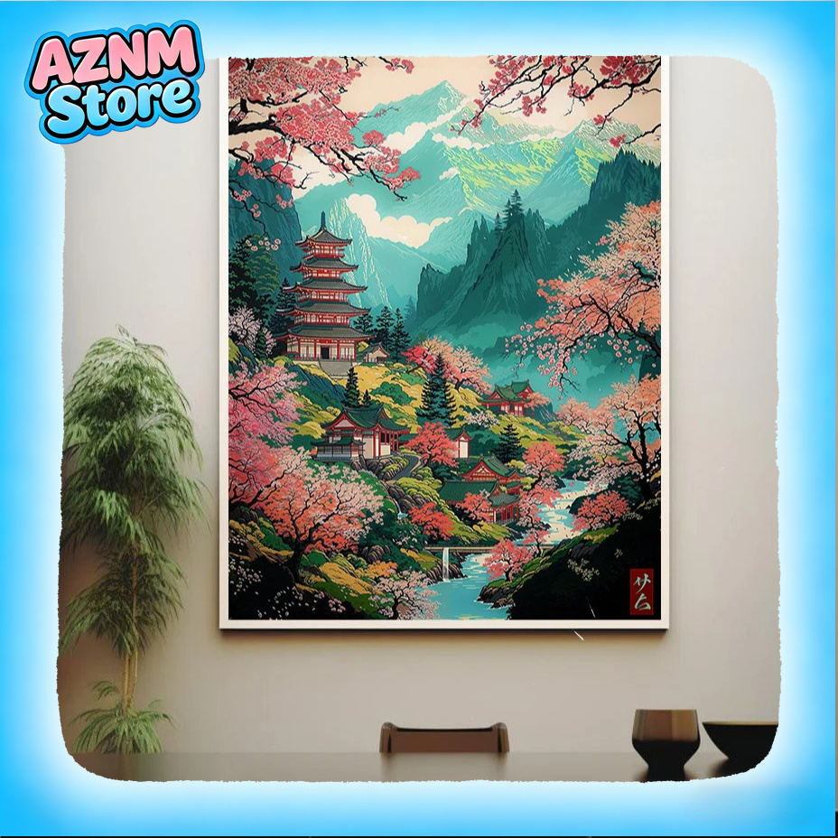 Photography Architecture - 2026 Japanese Ukiyoe Style Tokyo Street