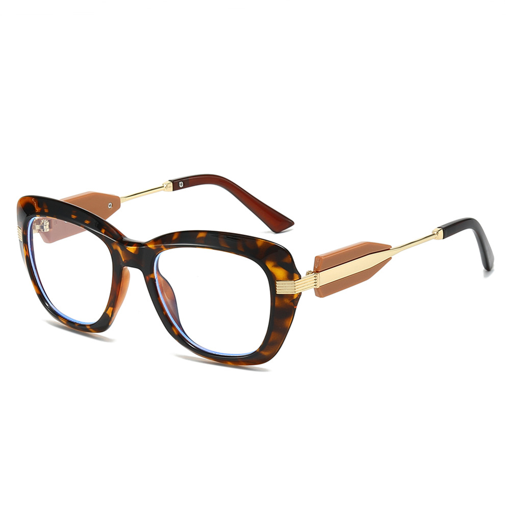 Photography Street - Personalized and fashionable cat-eye large-frame glasses,