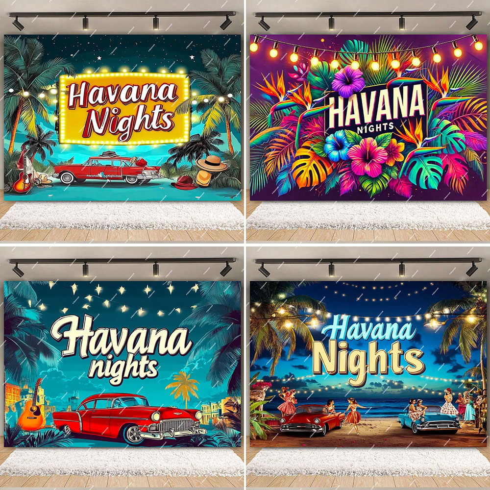 Photography Architecture - Havana Nights Backdrop Birthday Party Photography