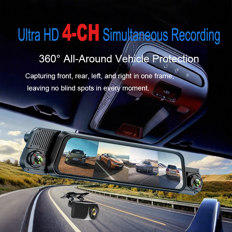 Timelapse Controller - 4K 4CH Streaming Dash Cam 24H