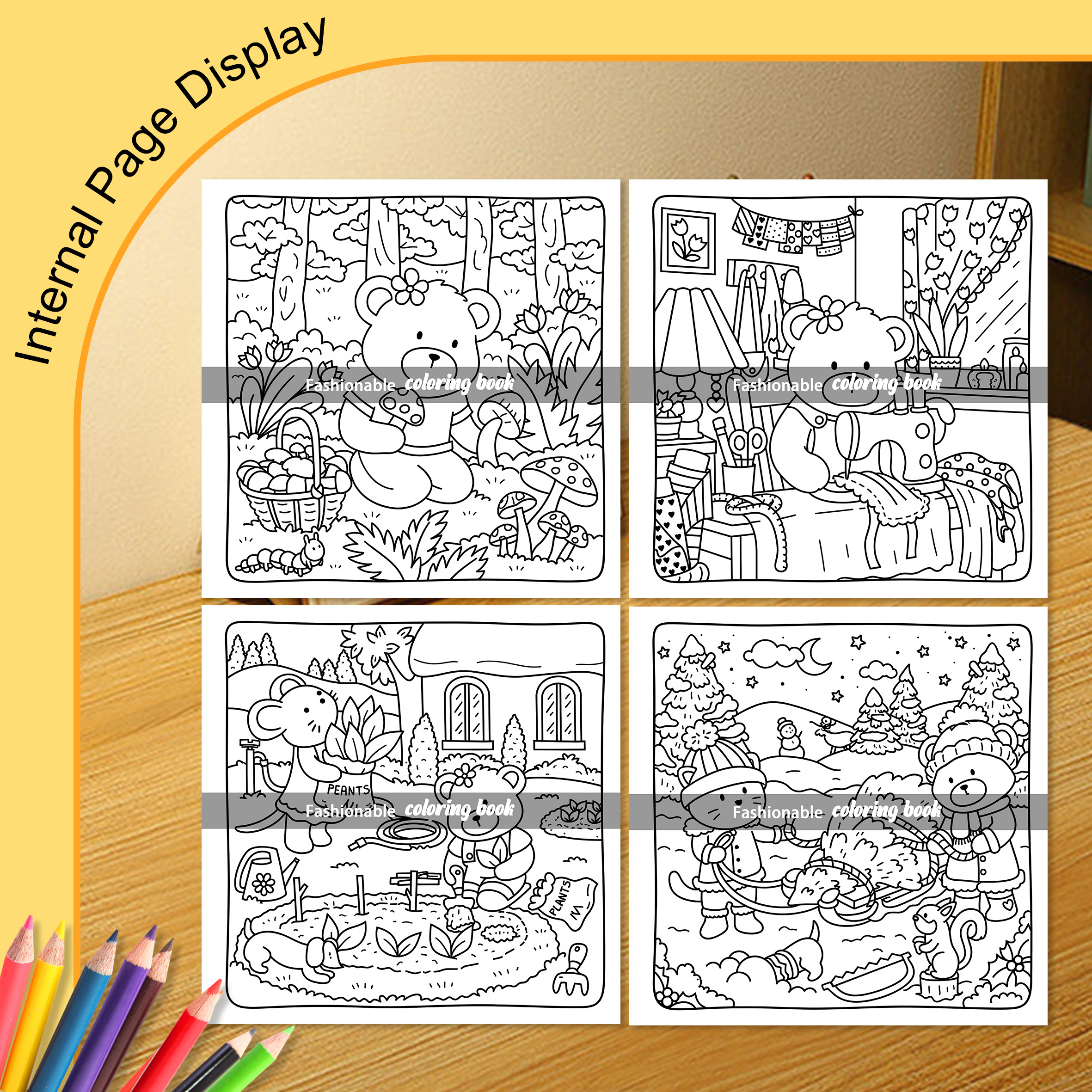 COTTAGE FRIENDS Bold-easy Patt - Photography Of Book ulasan dan harga