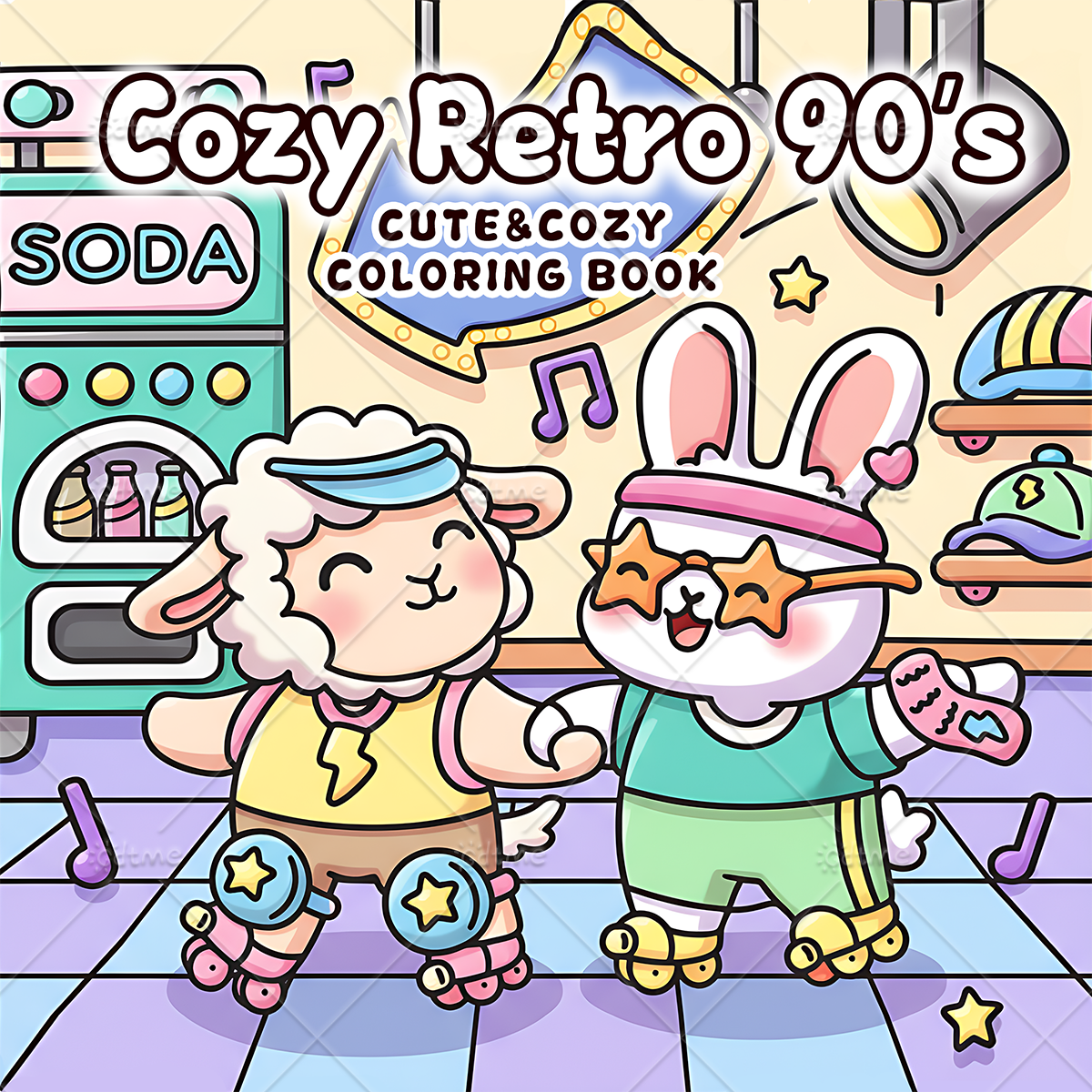 Cozy Retro 90's Bold-easy Patt - Photography Of Book ulasan dan harga