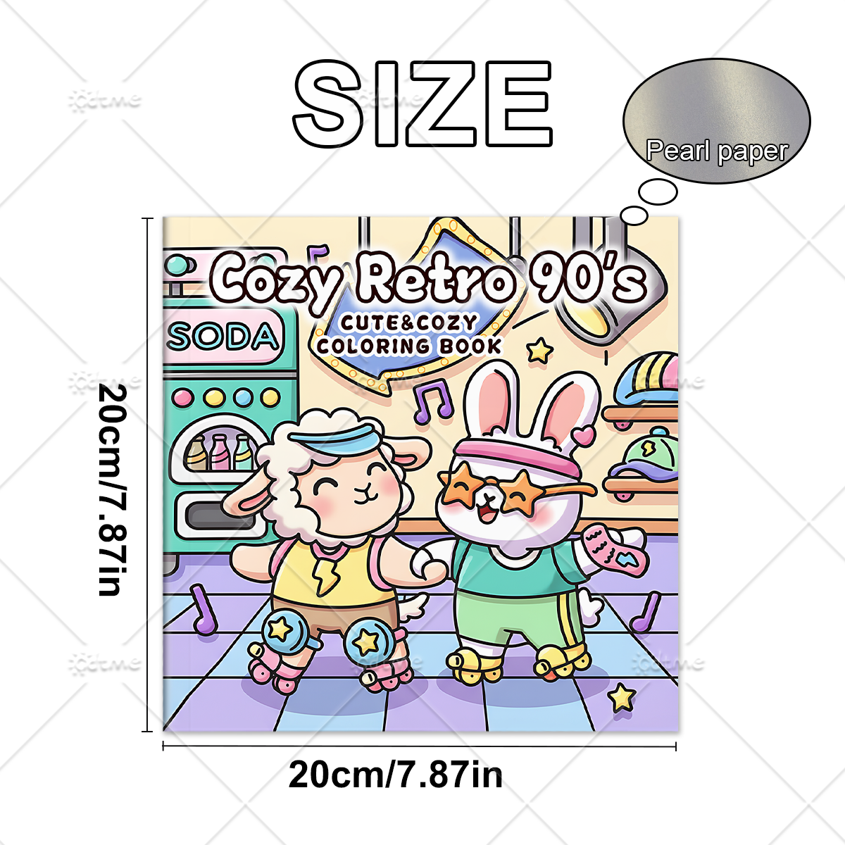 Cozy Retro 90's Bold-easy Patt - Photography Of Book ulasan dan harga