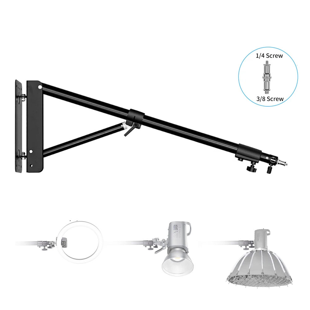 100/135/ 170cm Wall Mounting T - Strobe Light Studio ulasan dan harga