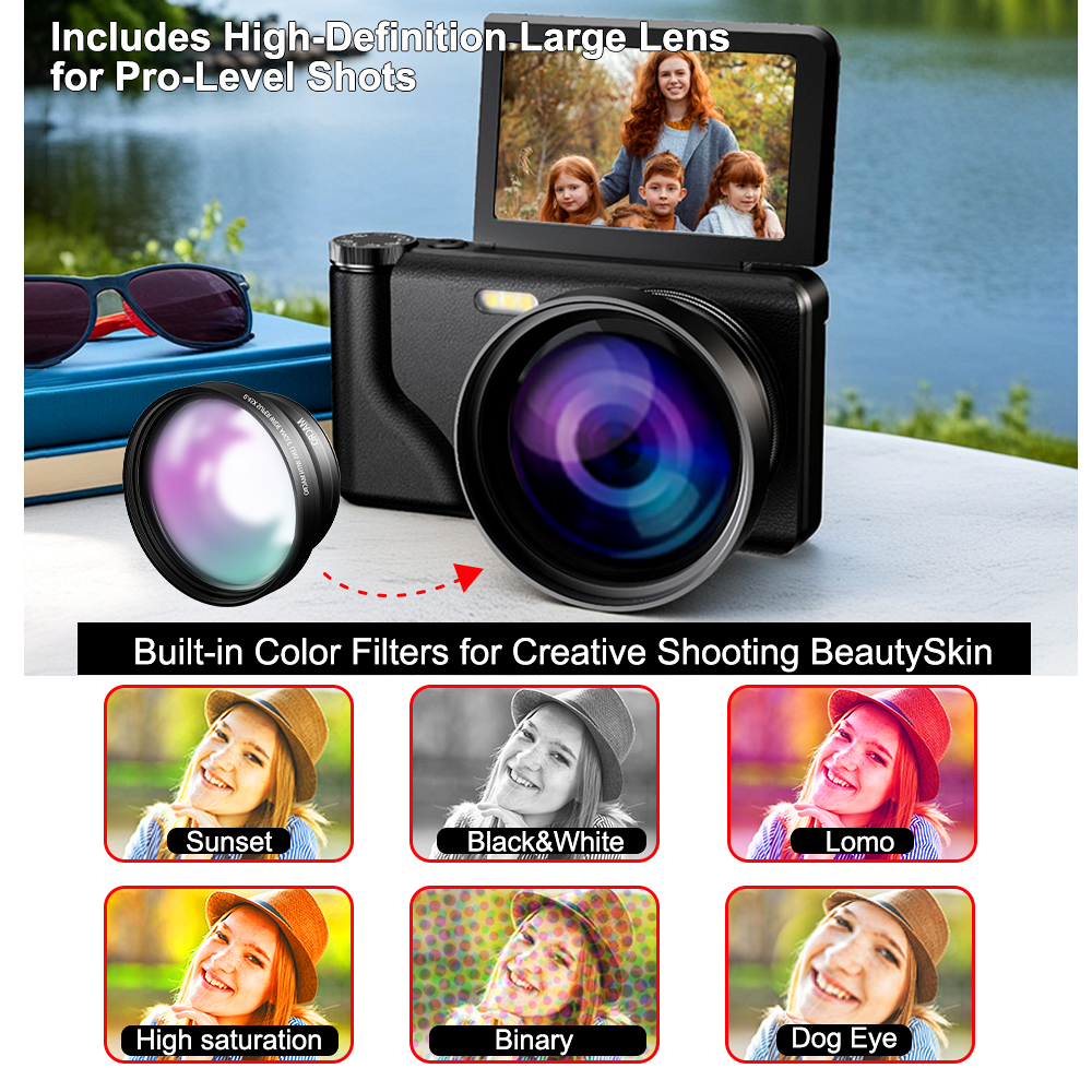 Vandlion A65 Camera Retro Filt - Timelapse Controller ulasan dan harga