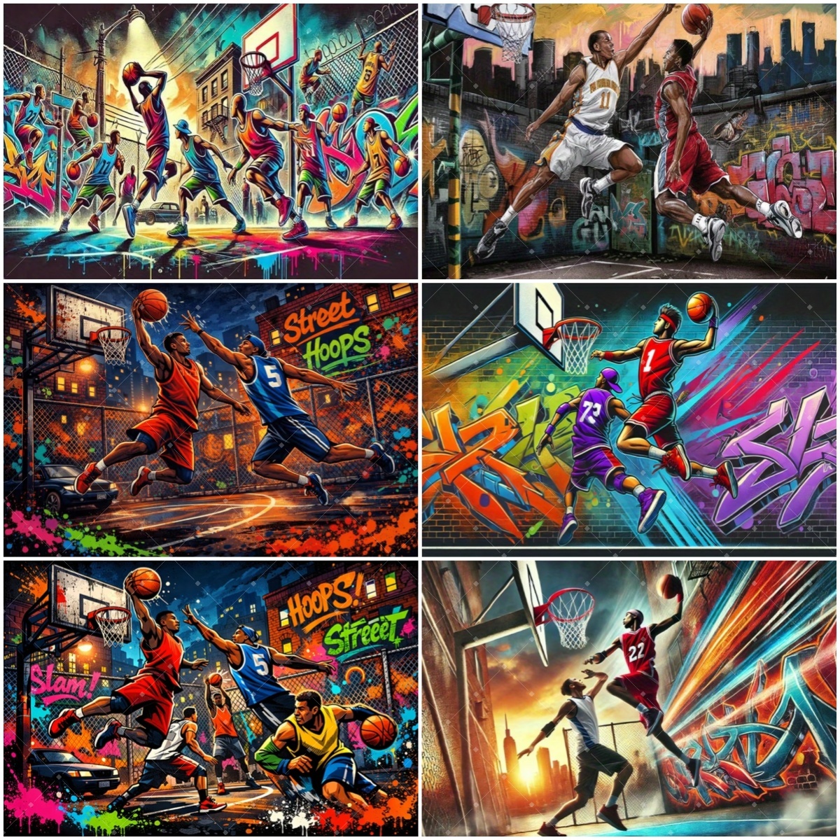Street Art Basketball Sport Ba - Photography Competition ulasan dan harga