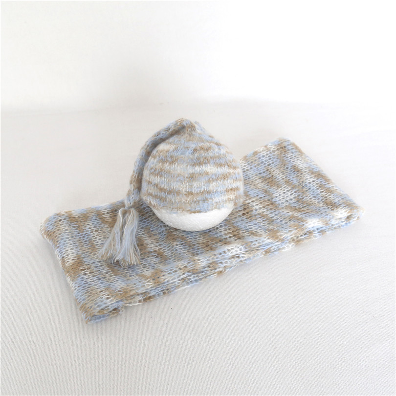 Knit Jersey Wrap And Hat Sets  - Photography Outfits ulasan dan harga