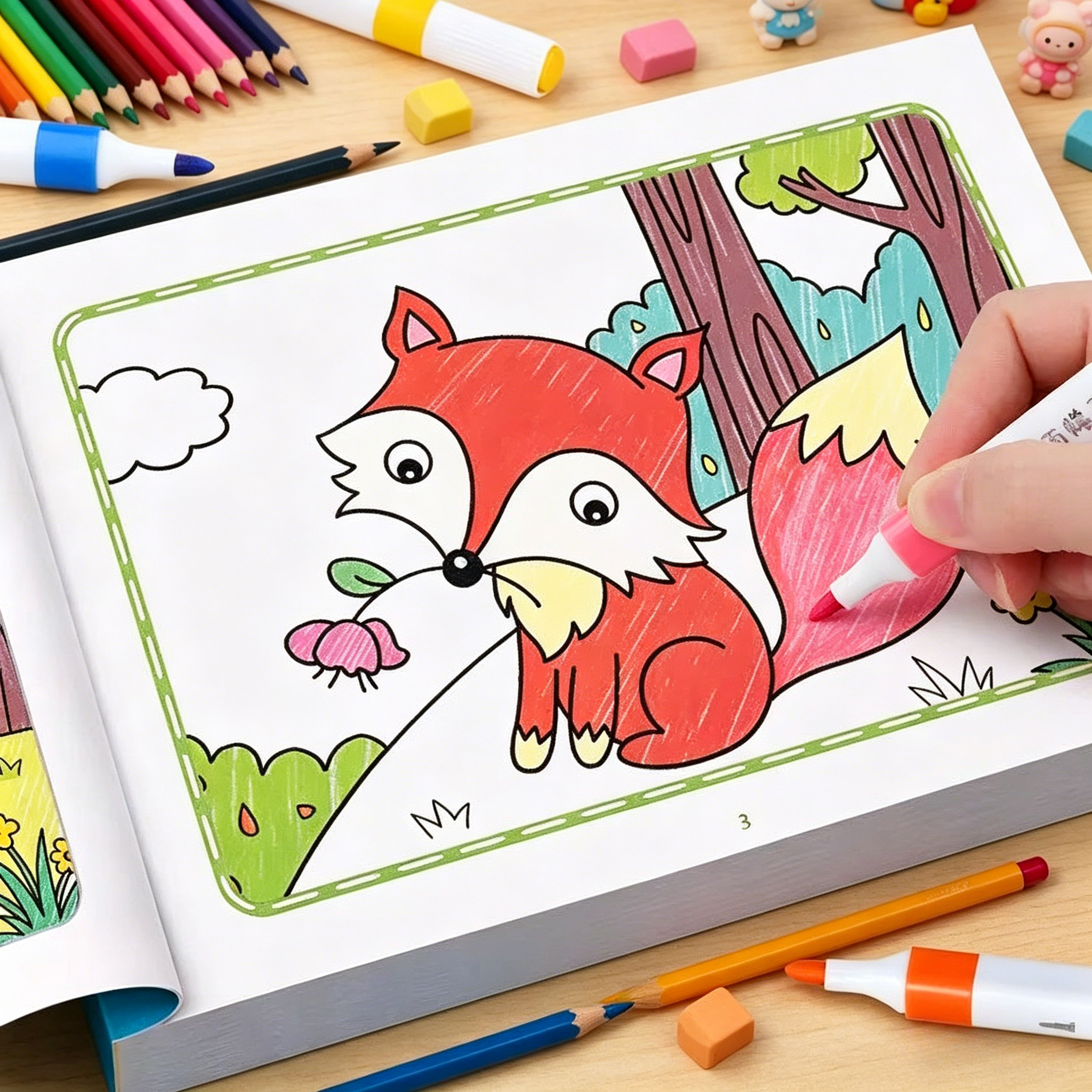 Children's Animal Coloring Boo - Photography Of Book ulasan dan harga