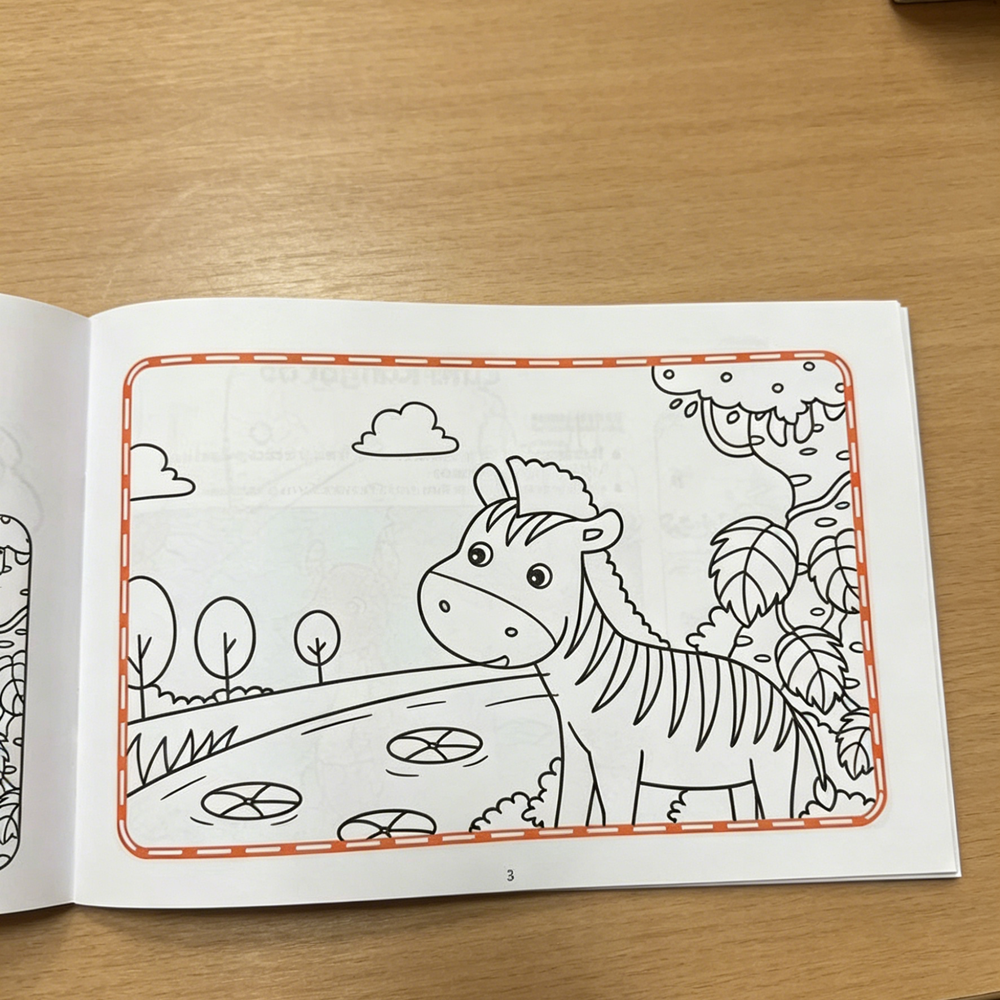 Children's Animal Coloring Boo - Photography Of Book ulasan dan harga