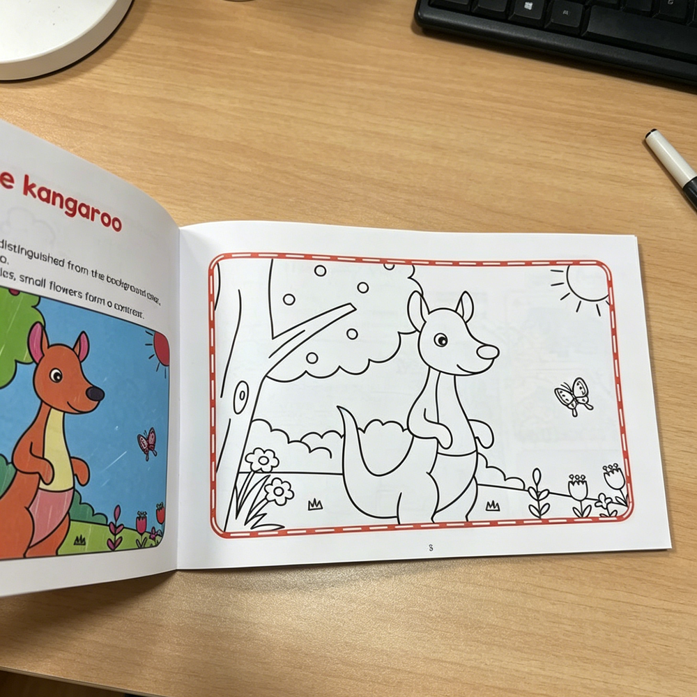Children's Animal Coloring Boo - Photography Of Book ulasan dan harga