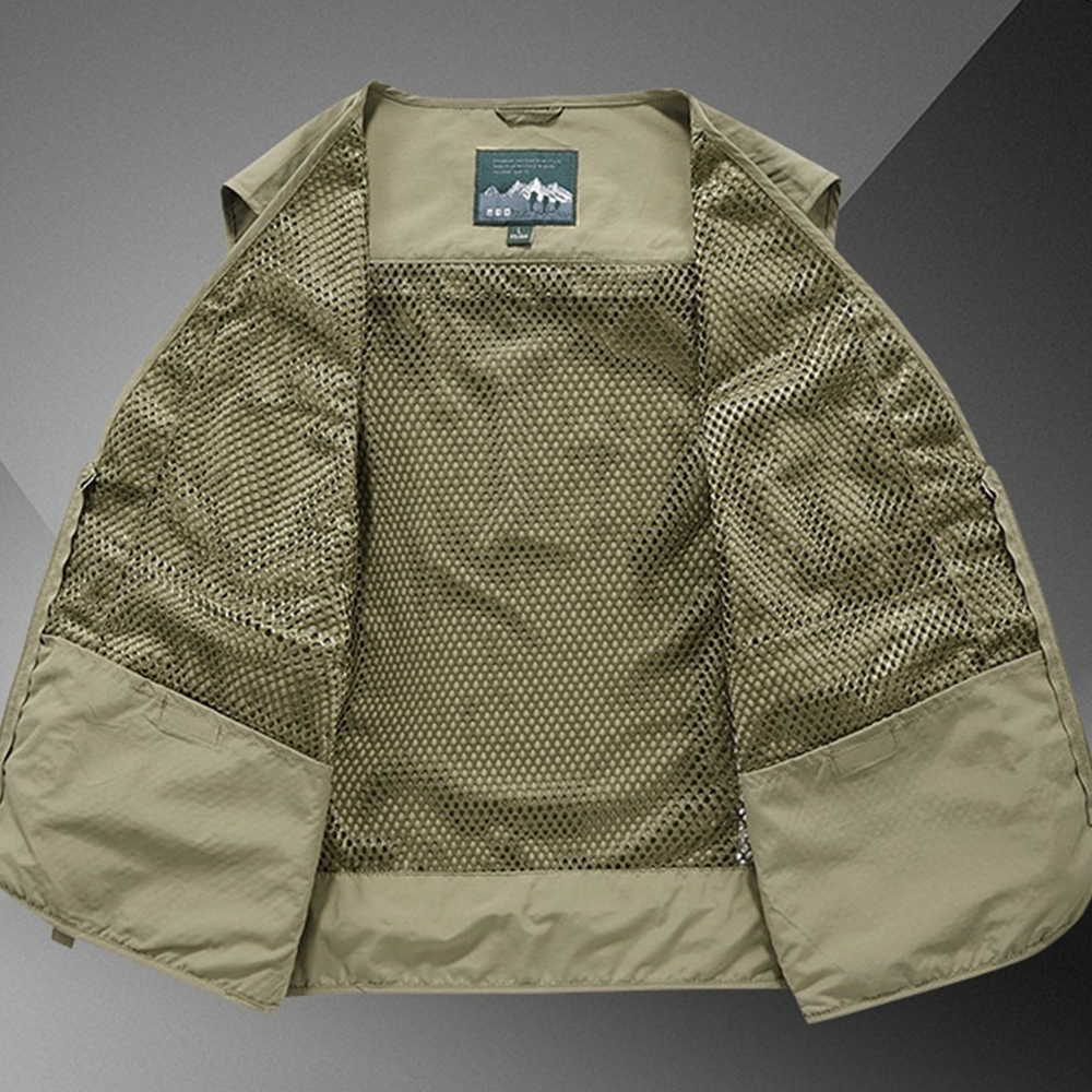 Men's Multi-Pocket Fishing Ves - Photography Vest ulasan dan harga