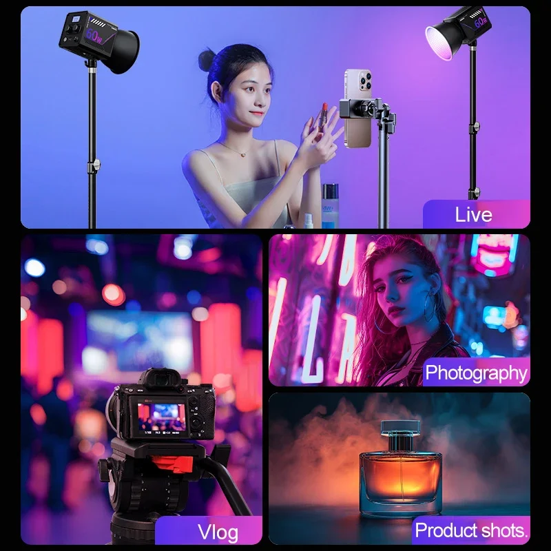 RGB Video Light Portable LED P - Strobe Light Studio ulasan dan harga
