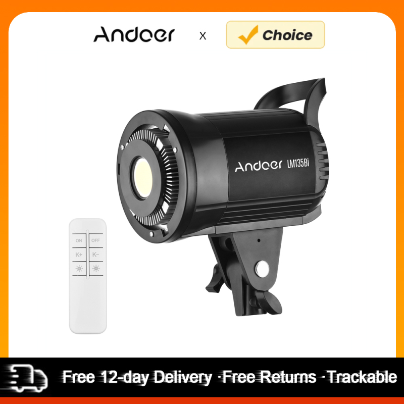 Andoer LM135Bi Portable LED Ph - Strobe Light Studio ulasan dan harga