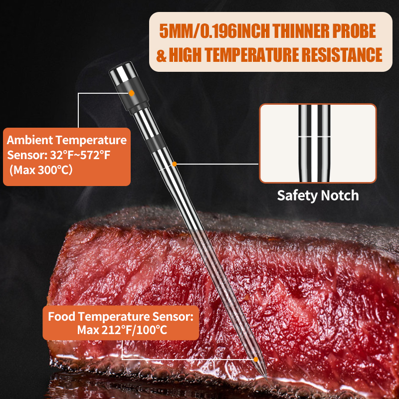 Meat Thermometer Wireless Prob - Photography Digital ulasan dan harga