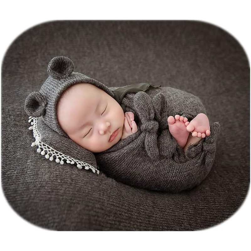 3PCS Baby Photo Prop Set -Swad - Photography Outfits ulasan dan harga