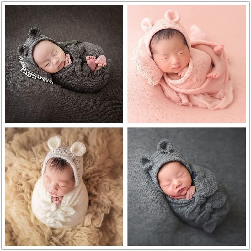 3PCS Baby Photo Prop Set -Swad - Photography Outfits ulasan dan harga