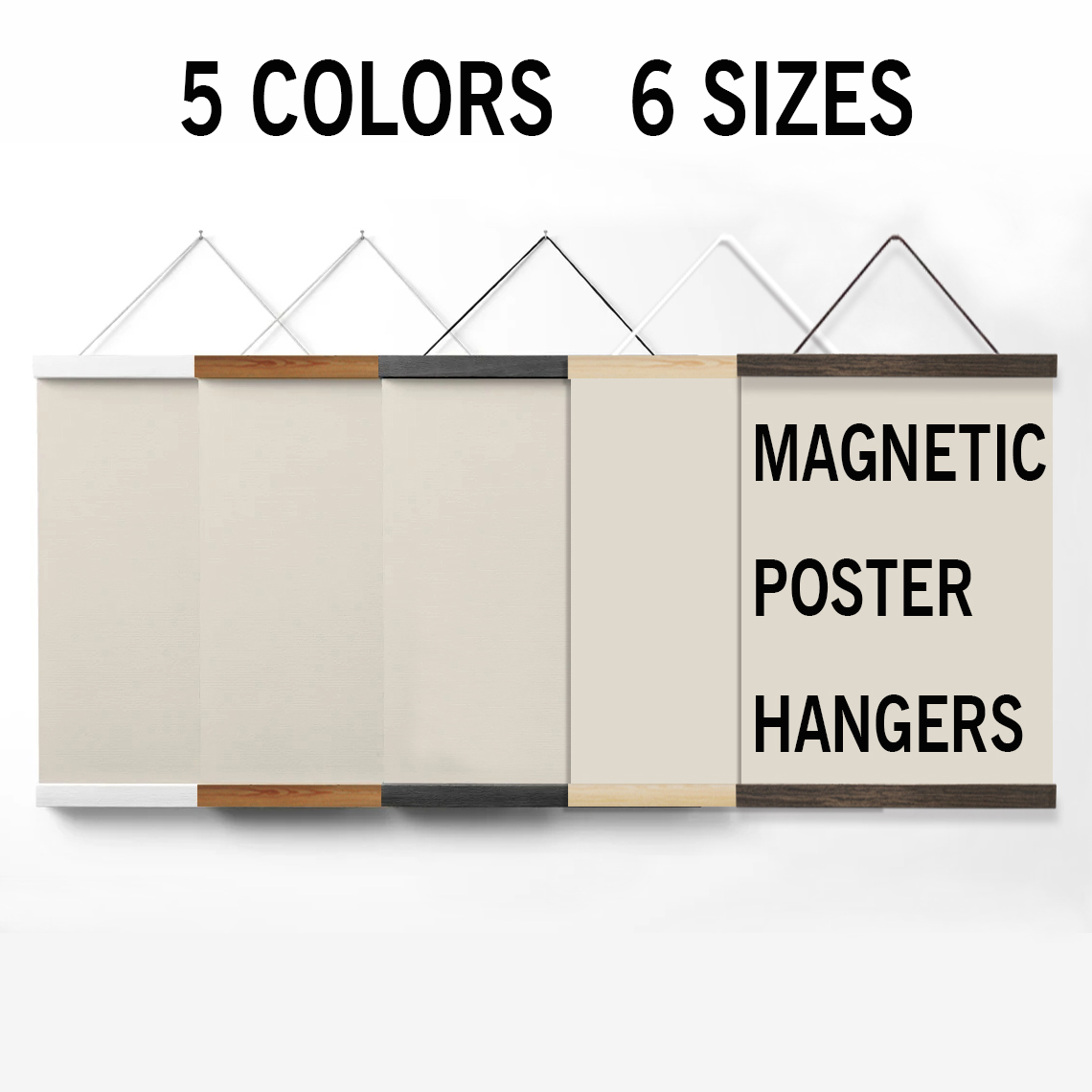 1PC Magnetic Wooden Picture Ha - Photography Exhibition ulasan dan harga