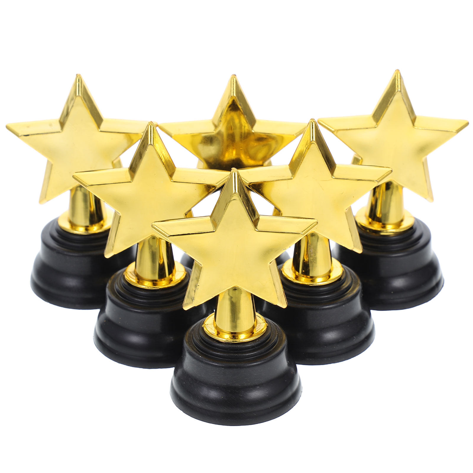 6Pcs Little Star Trophies Gold - Photography Competition ulasan dan harga