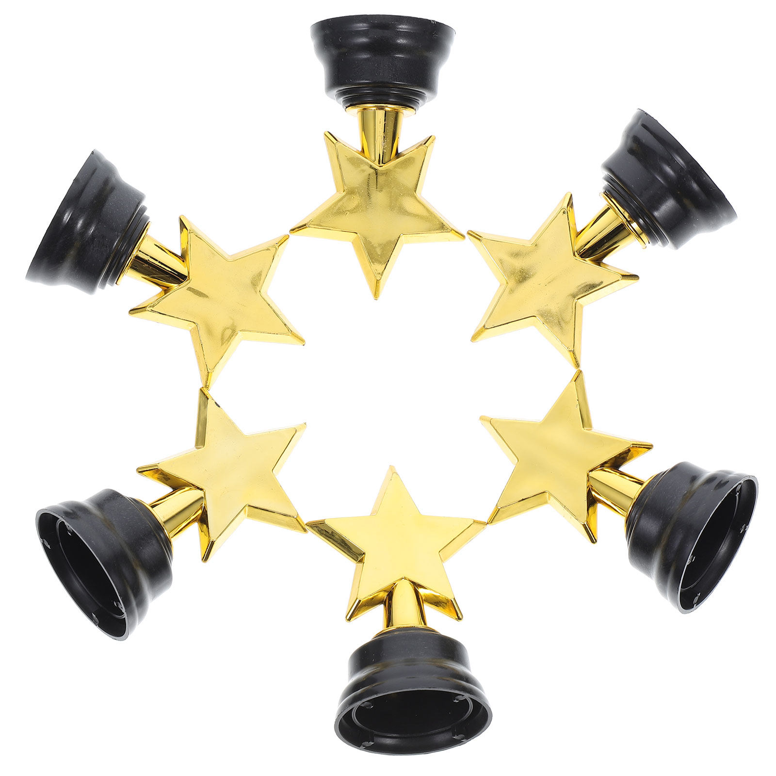 6Pcs Little Star Trophies Gold - Photography Competition ulasan dan harga