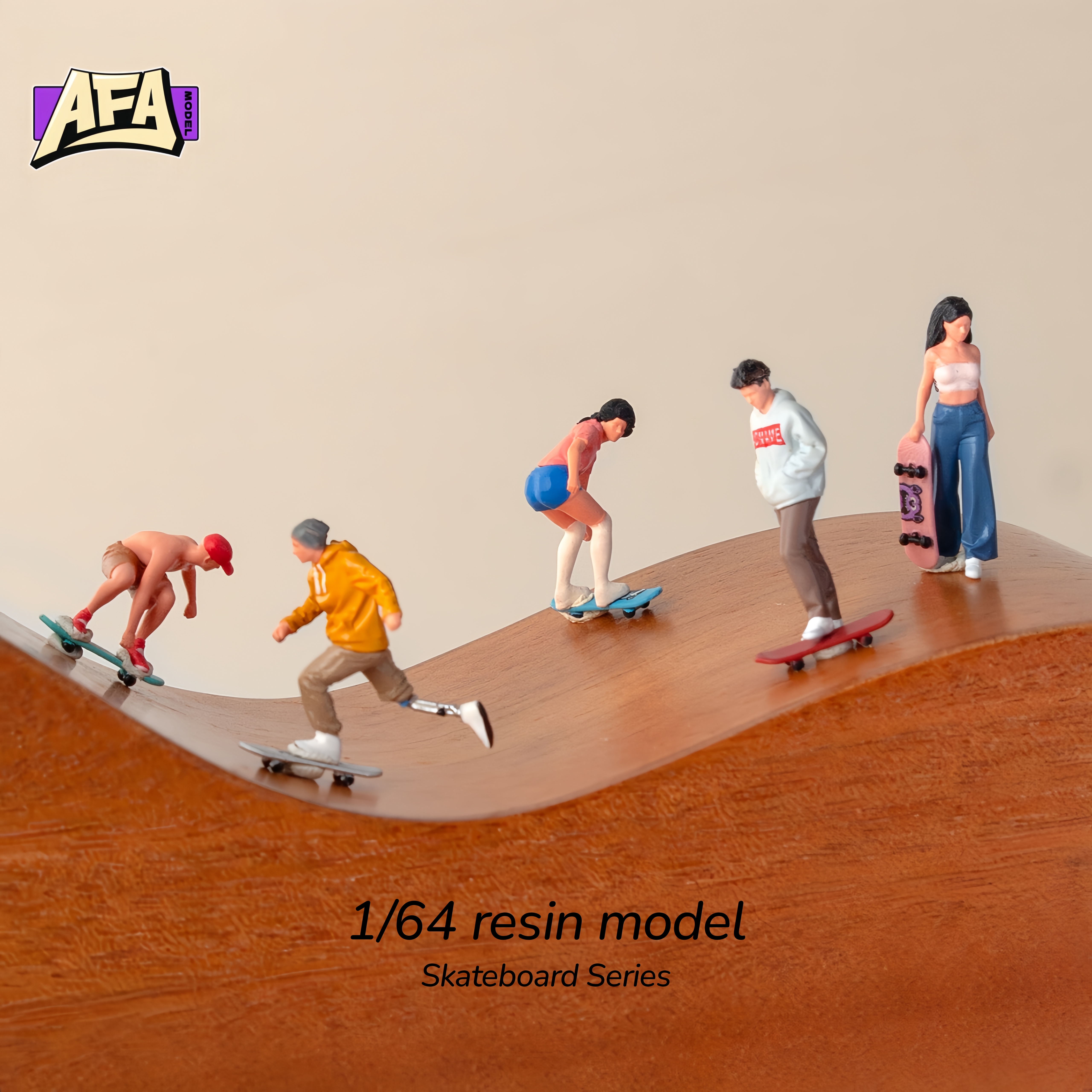 1 64 resin diorama skate Minia - Photography Model ulasan dan harga