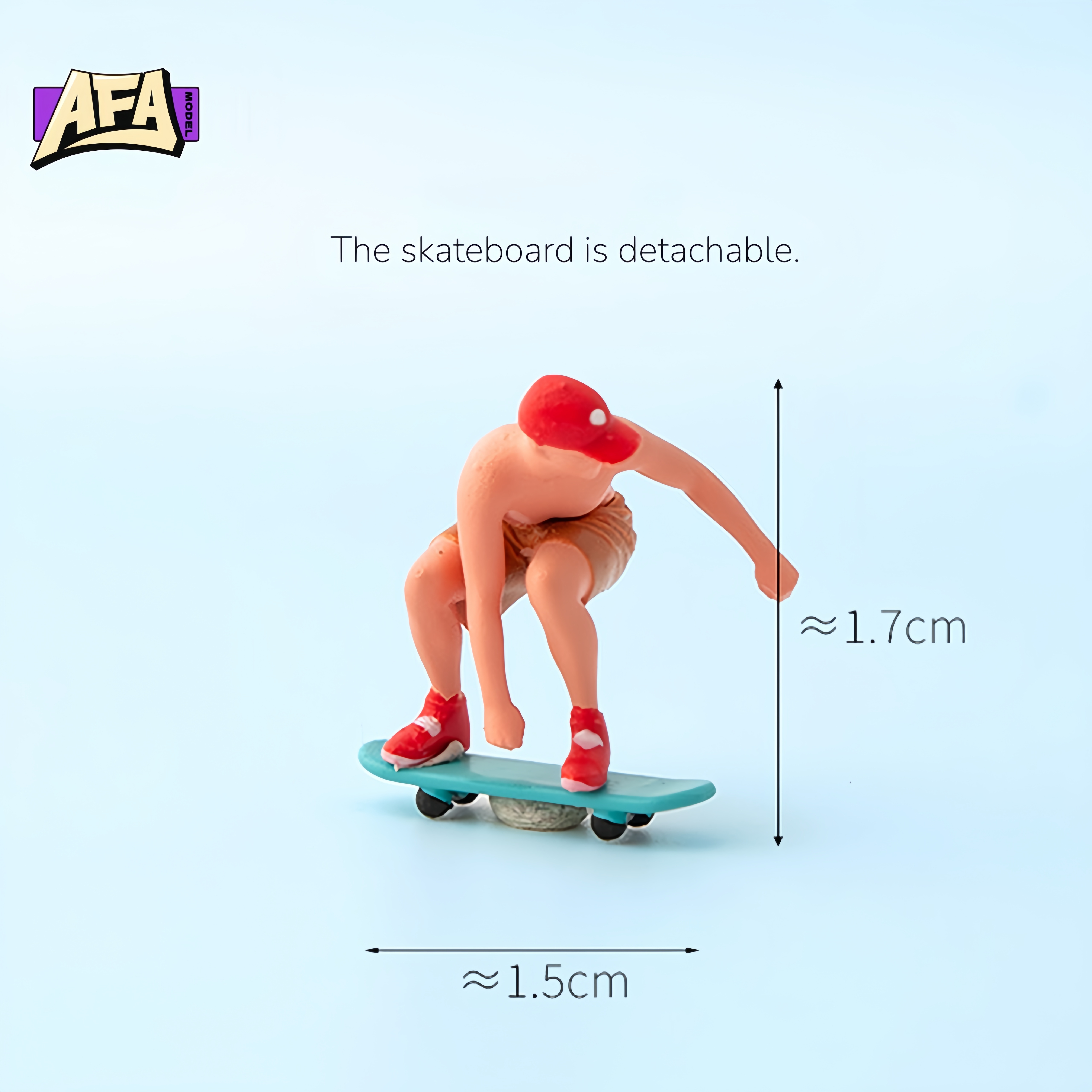 1 64 resin diorama skate Minia - Photography Model ulasan dan harga