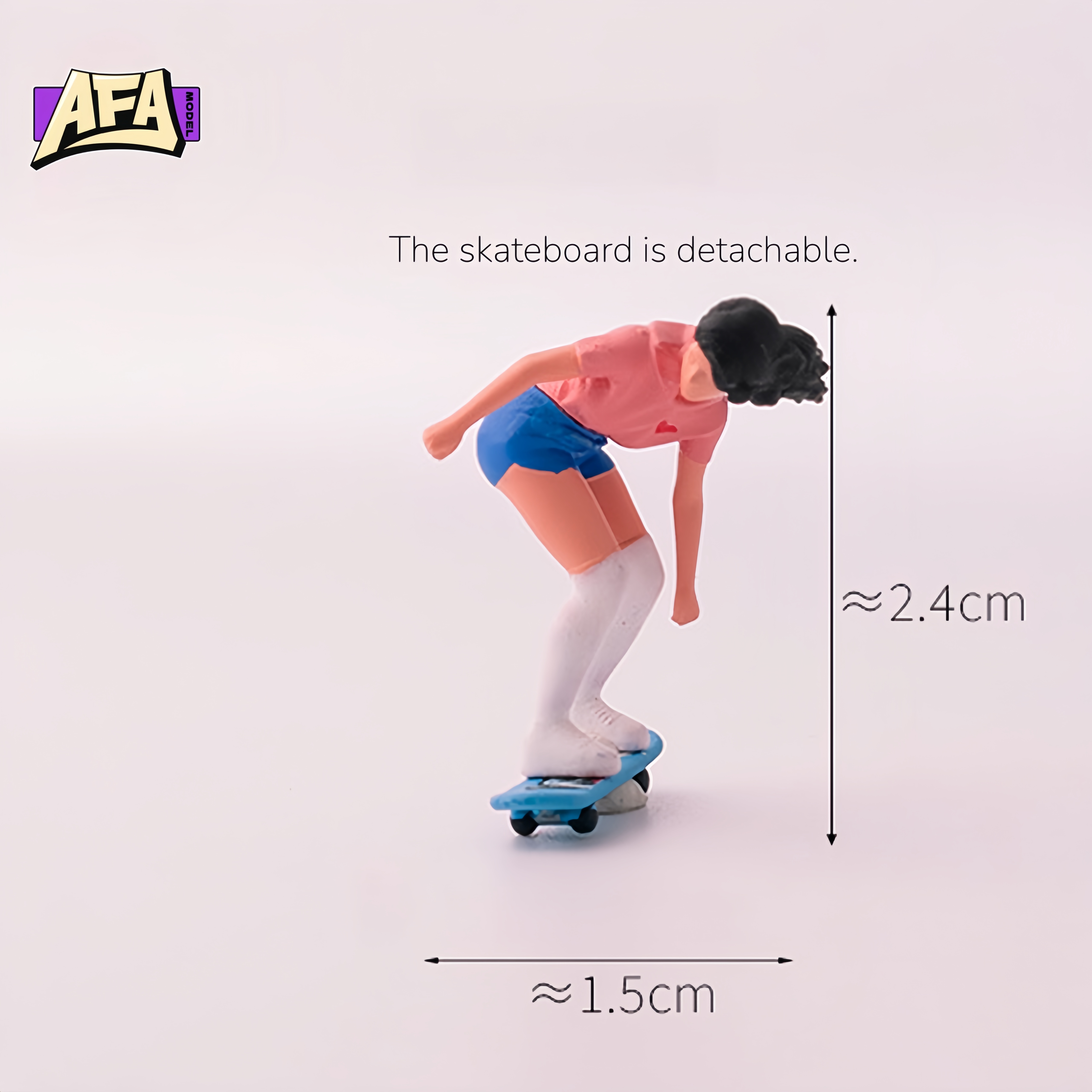 1 64 resin diorama skate Minia - Photography Model ulasan dan harga