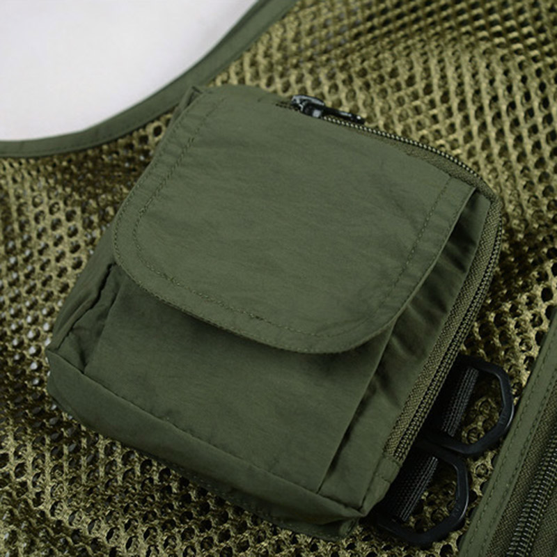 NEW Men Fishing Vest Multi-Poc - Photography Vest ulasan dan harga