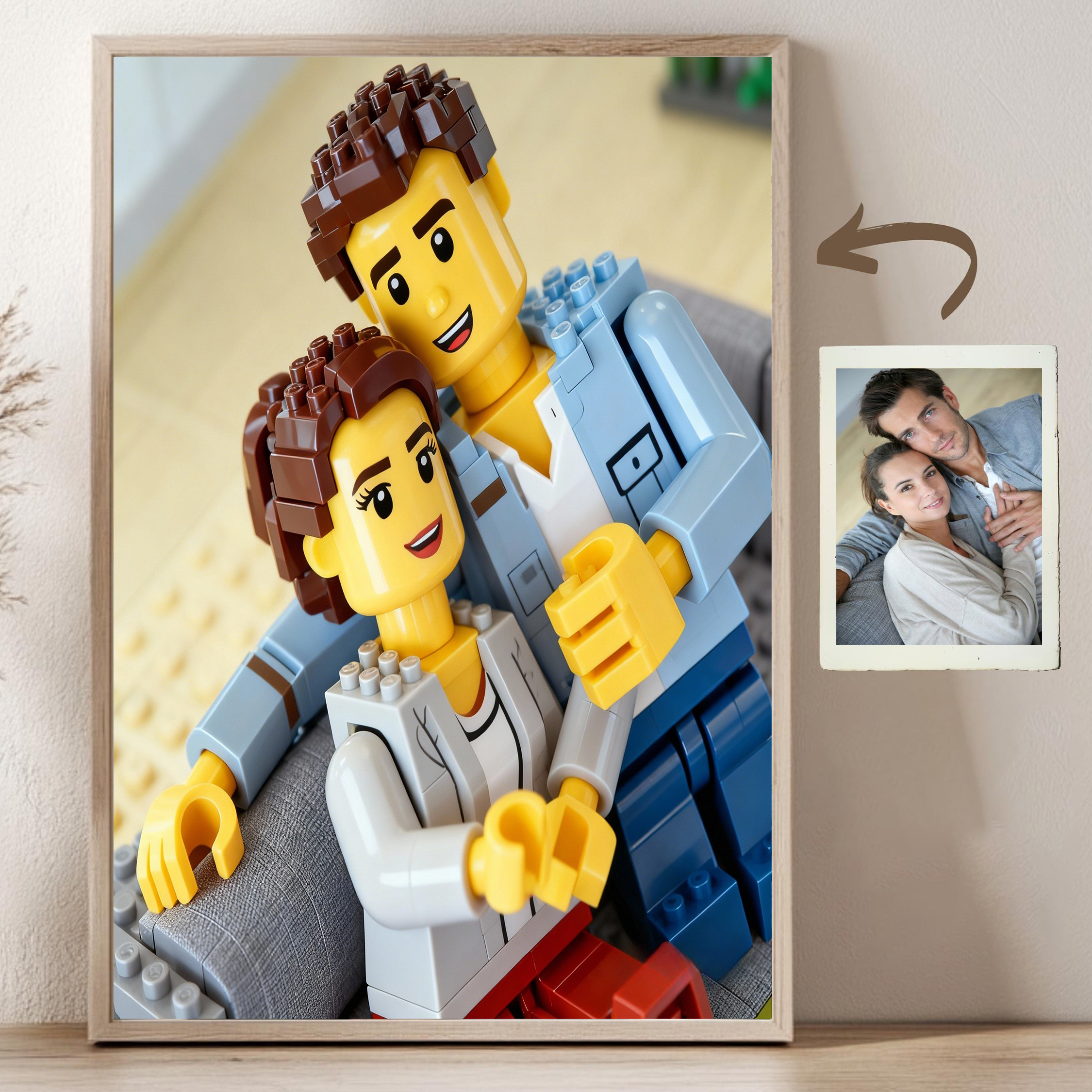 Custom Cartoon Building Block  - Photography Architecture ulasan dan harga