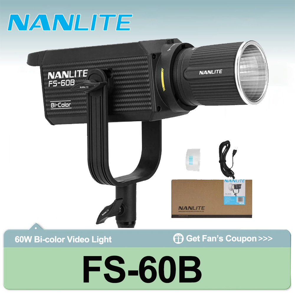 Nanlite FS-60B 70W Bi-color Sp - Strobe Light Studio ulasan dan harga