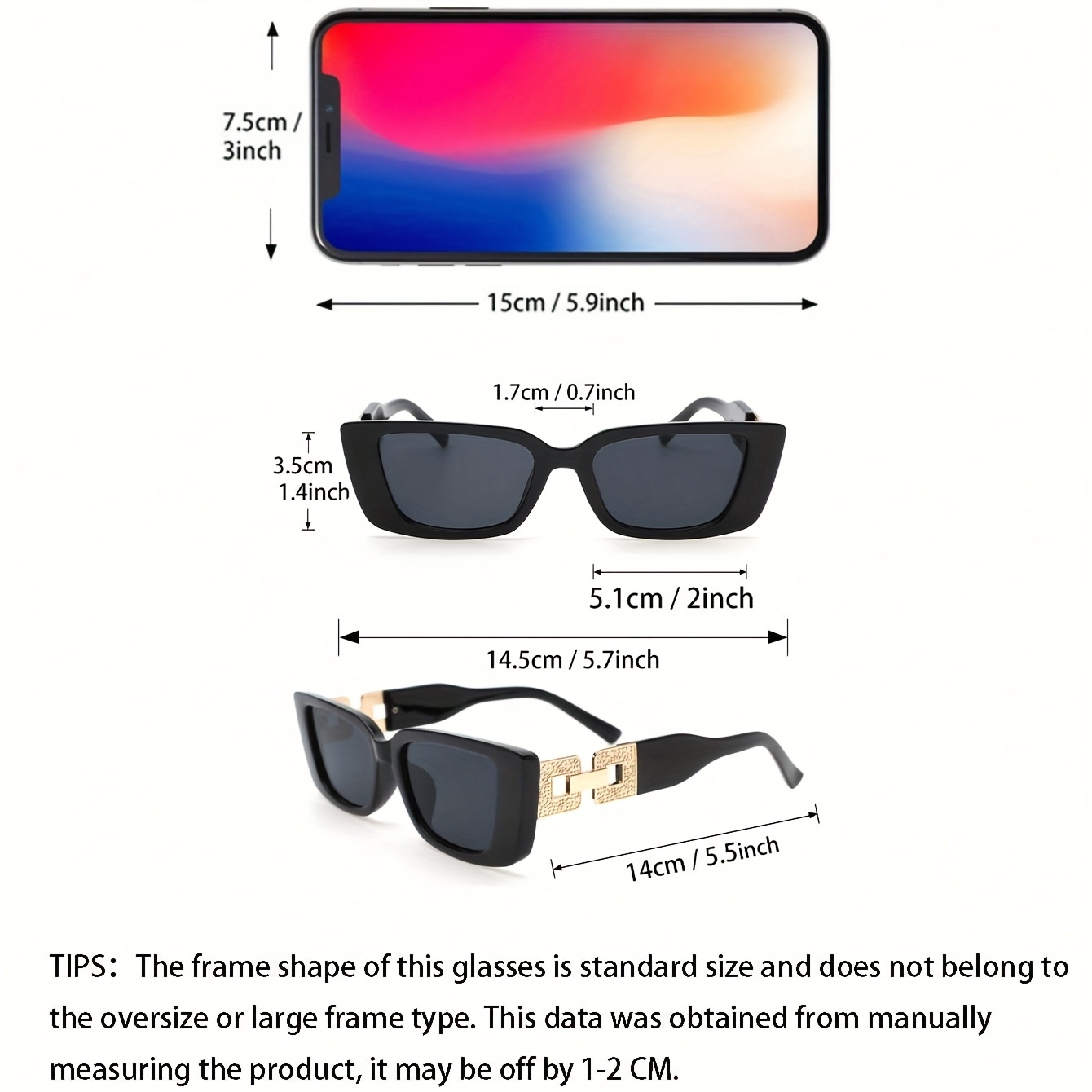 [Women's Square Frame Glasses] - Photography Outfits ulasan dan harga