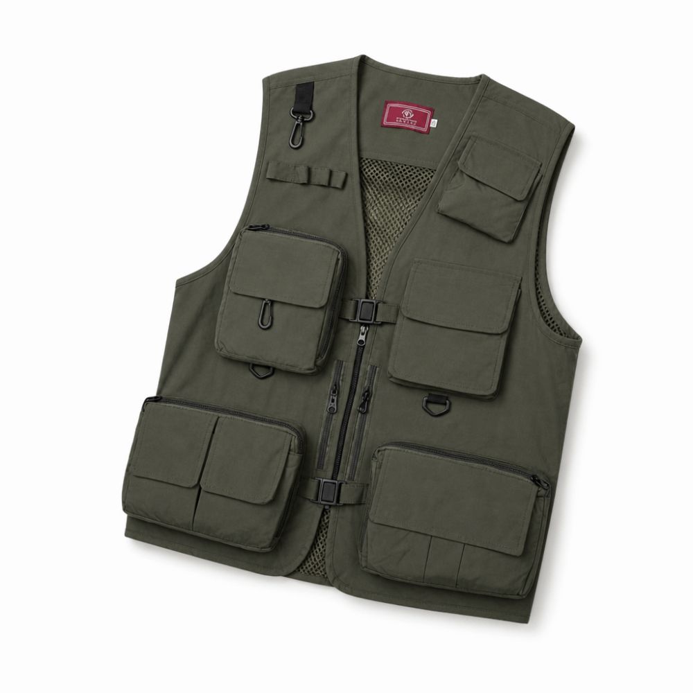 Casual Waterproof Fishing Vest - Photography Vest ulasan dan harga