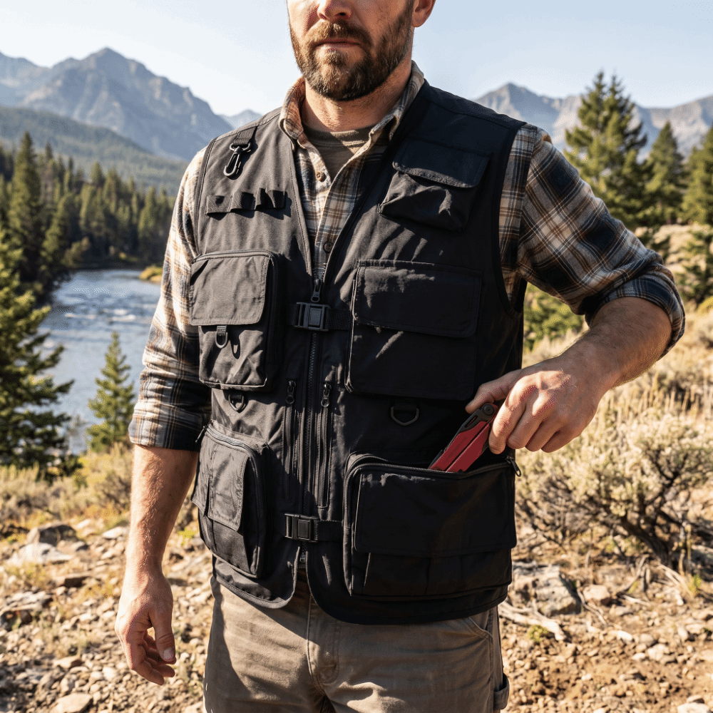 Casual Waterproof Fishing Vest - Photography Vest ulasan dan harga