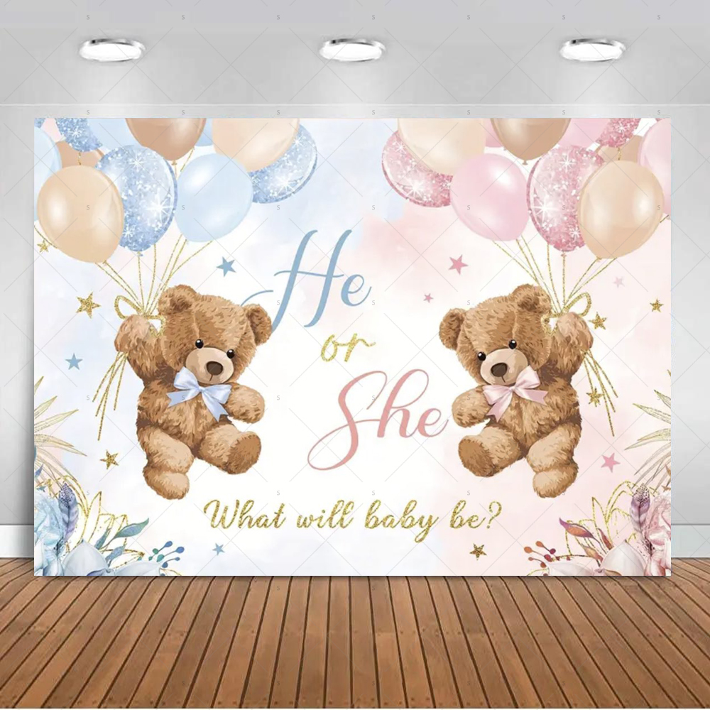 Gender ​Reveal Theme Backdrop  - Photography Architecture ulasan dan harga