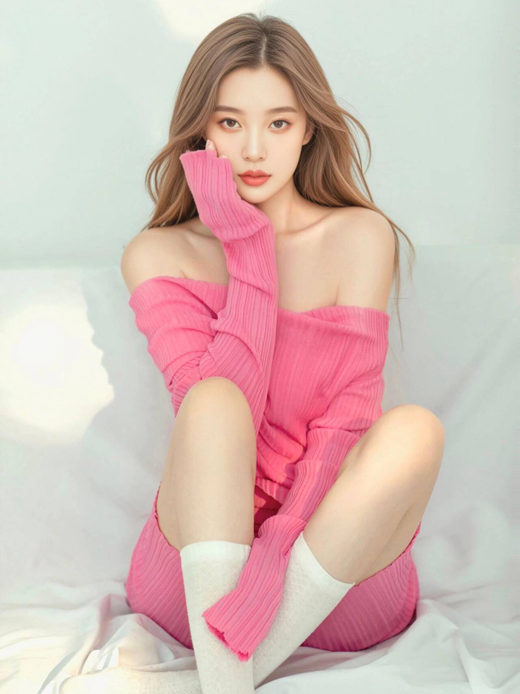 2026 New Pink Sweet Girl Artis - Photography Outfits ulasan dan harga