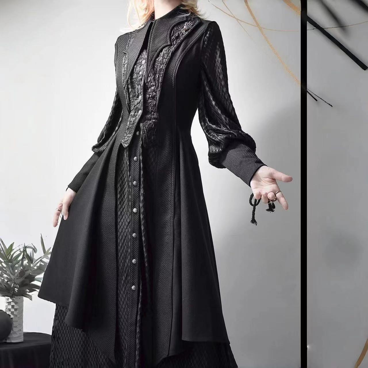 Dark Black Gothic Style Lolita - Photography Vest ulasan dan harga