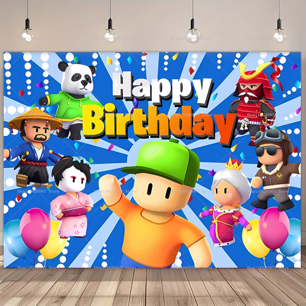 Stumble Guys Theme Birthday Pa - Photography Architecture ulasan dan harga