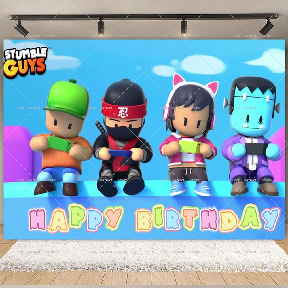 Stumble Guys Theme Birthday Pa - Photography Architecture ulasan dan harga