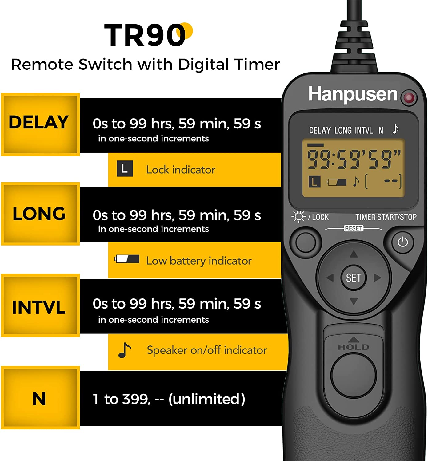 Hanpusen TR90 Camera Time Laps - Timelapse Controller ulasan dan harga