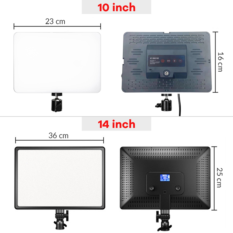 14inch 10inch LED Video Light  - Strobe Light Studio ulasan dan harga