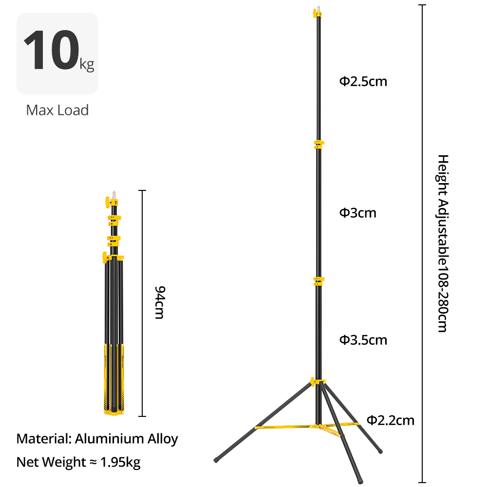 AMBITFUL GM280Y 280cm Professi - Photography Kit Pro ulasan dan harga