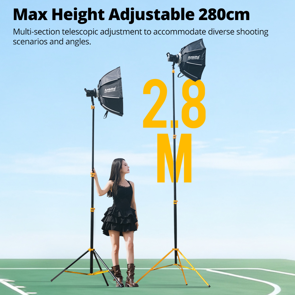 AMBITFUL GM280Y 280cm Professi - Photography Kit Pro ulasan dan harga