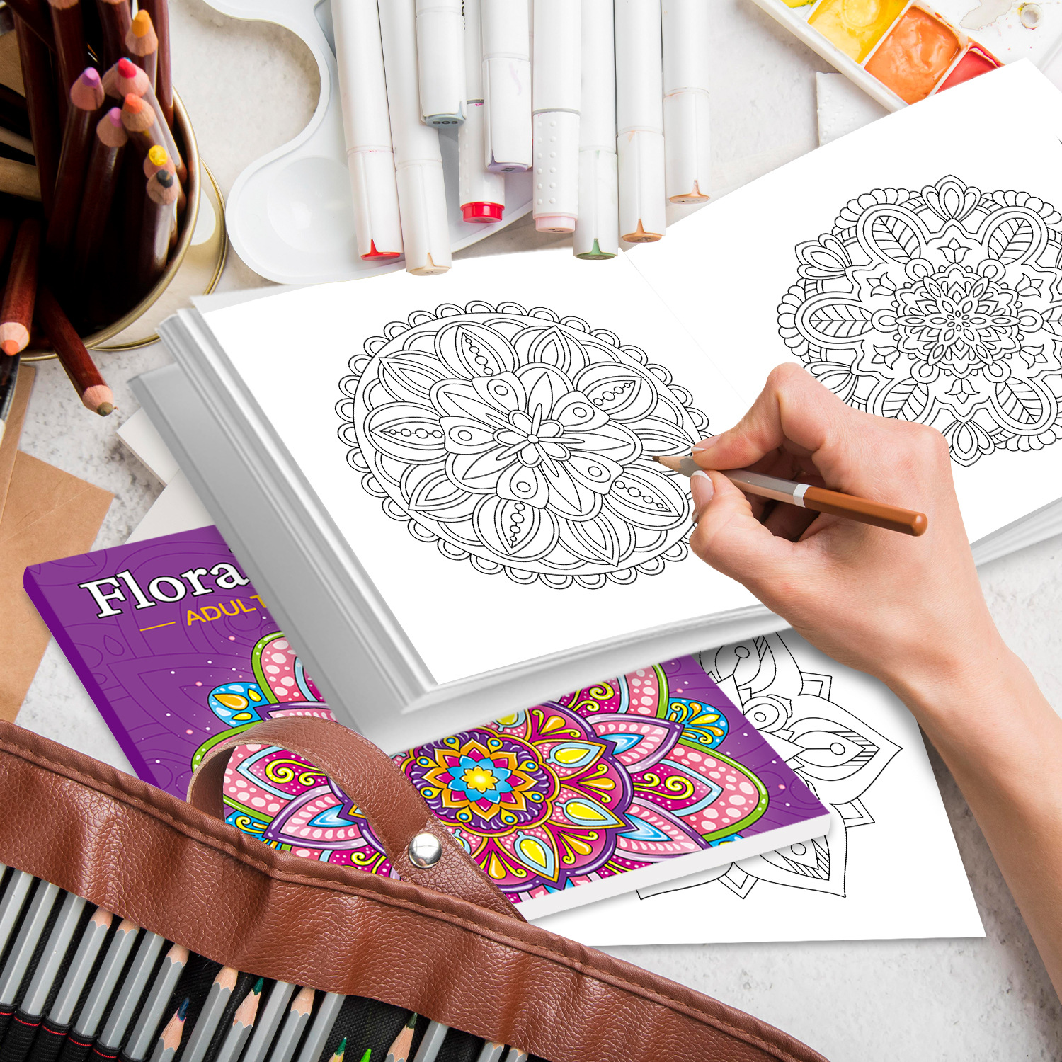 Coloring Book Mandala for Adul - Photography Of Book ulasan dan harga