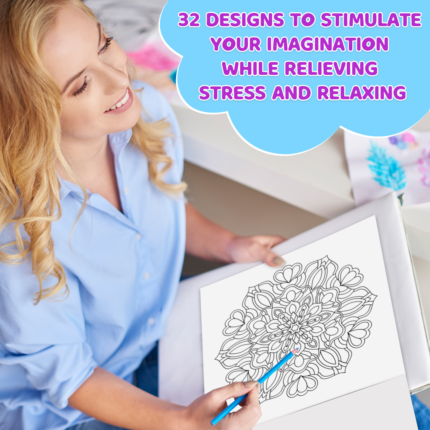Coloring Book Mandala for Adul - Photography Of Book ulasan dan harga