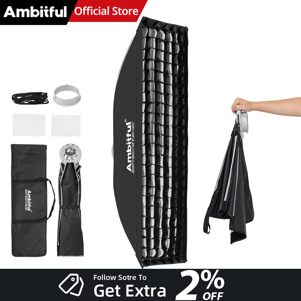 AMBITFUL Q7-II 30*120cm Bowens - Photography Kit Pro ulasan dan harga