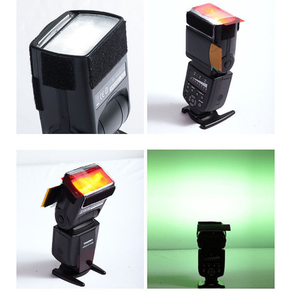 12 Colors Camera Flash Gels Li - Photography Kit Pro ulasan dan harga