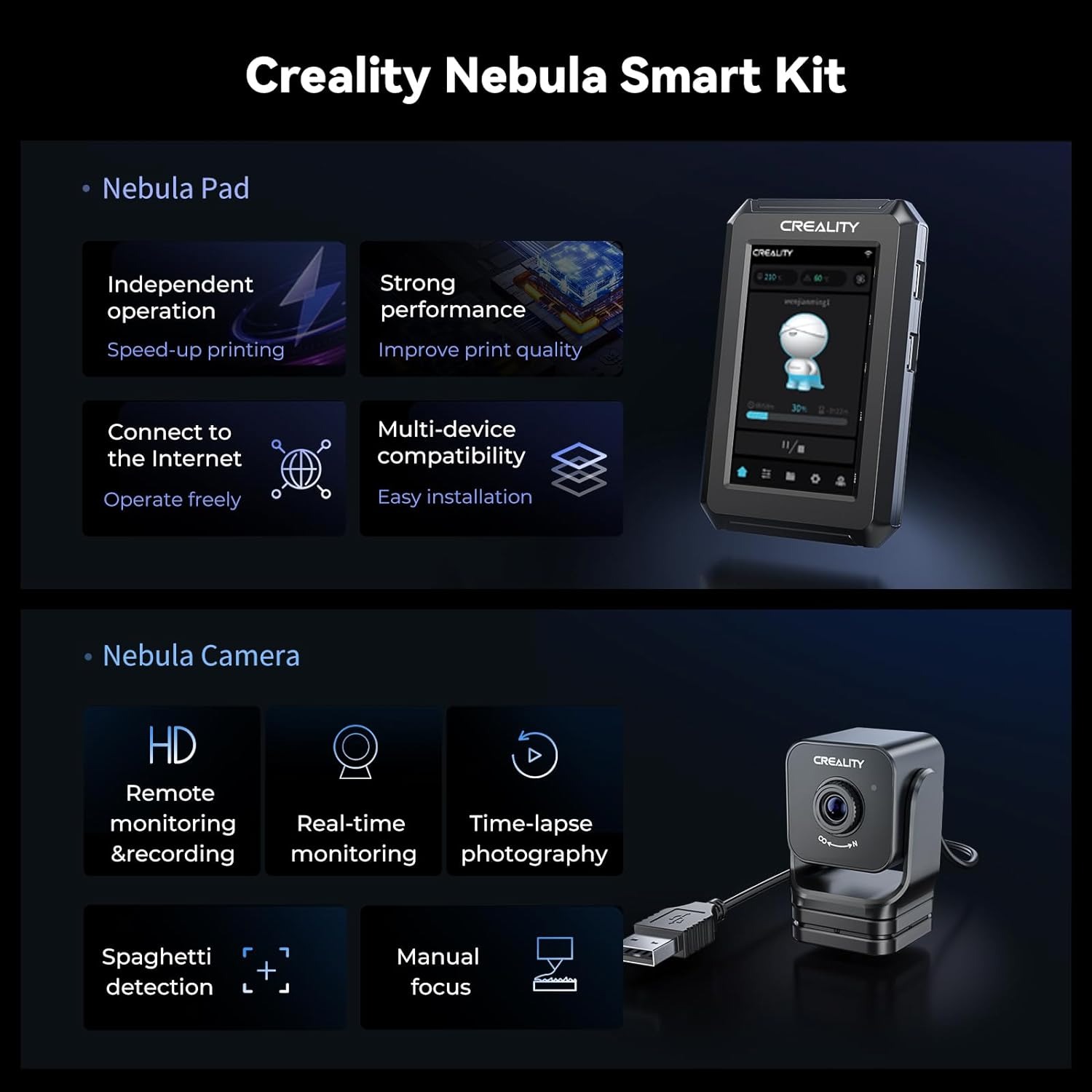 Creality Nebula Smart Kit High - Timelapse Controller ulasan dan harga
