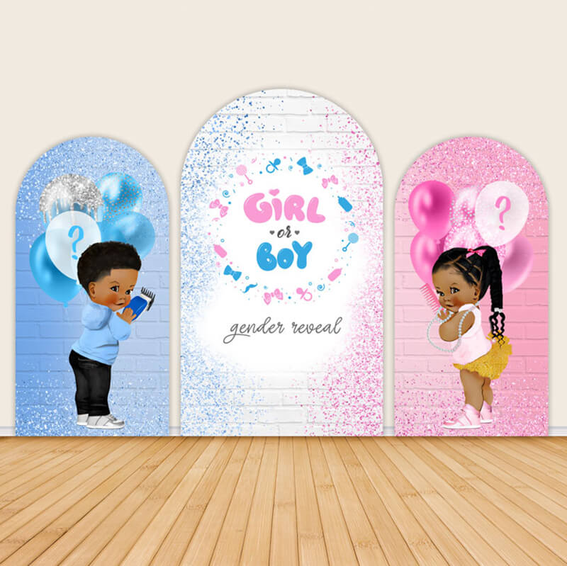 LS Gender Reveal Party Arch Co - Photography Questions ulasan dan harga