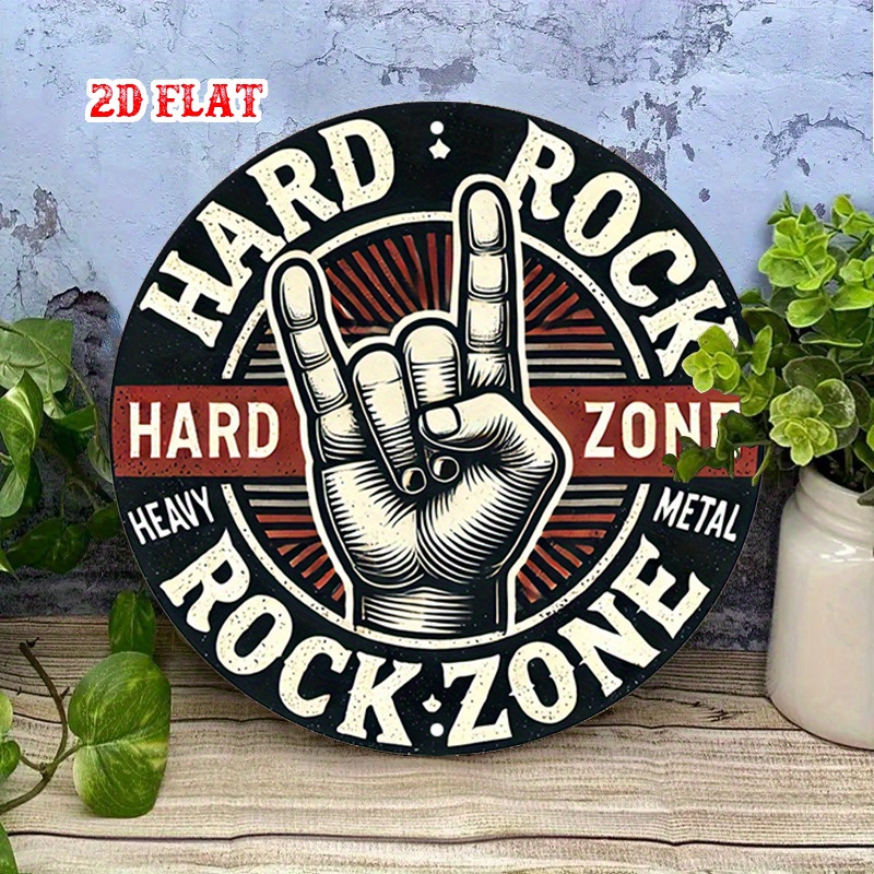 1pc Heavy Metal Rock Zone Wall - Photography Architecture ulasan dan harga