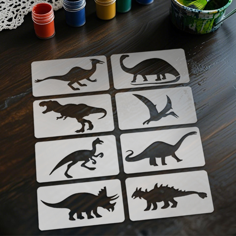YOMDID 8pcs Dinosaur Drawing T - Photography Model ulasan dan harga